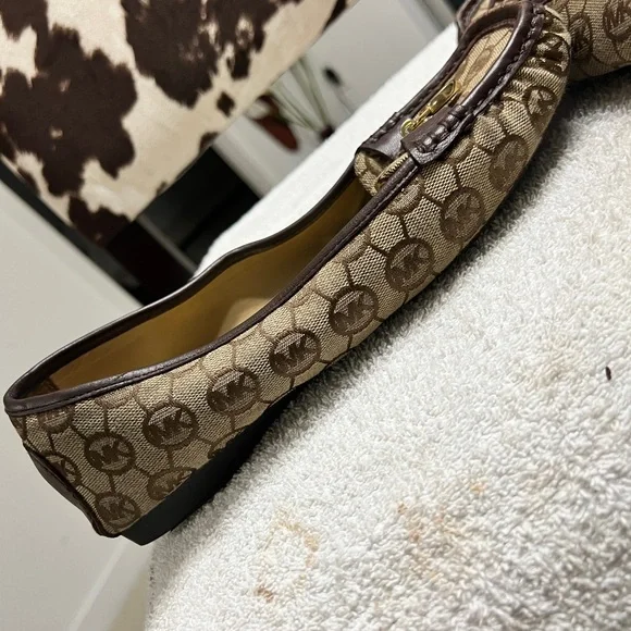 Michael Kors Hamilton Monogram Jacquard Loafers - pre-owned - Picture 12 of 14
